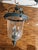 1990s 1990s Bell-Form Glass Tole Hanging Chandelier Light Fixture For Sale - Image 5 of 7