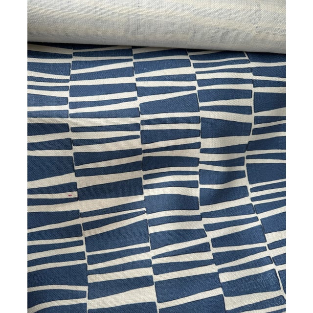 Galbraith and Paul "Birch" Fabric Blue Color Way - 3 2/3 Yards For Sale In Miami - Image 6 of 6