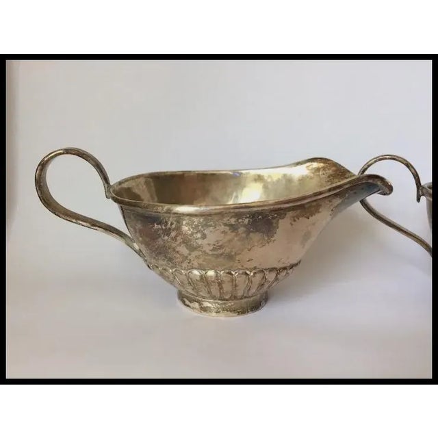 Chinese Vintage Chinese Export Sterling Silver Sugar & Creamer With Hallmarks, 88 Grams For Sale - Image 3 of 6