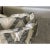 Modern Custom Lumbar Grey & Cream Embroidered Pillows- Set of 3 For Sale - Image 3 of 7