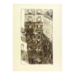 Pierre Bonnard Lithograph 131 Coin De Rue Vue D’en Haut