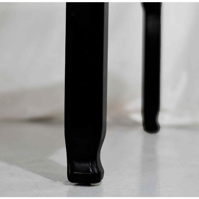 Wood Mid-Century Modern Chin Hua Burlwood & Black Dining Table by Ray Sobota for Century Furniture 98" For Sale - Image 7 of 9