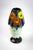 1930s Shell-Shaped Vase in Polychrome Glazed Ceramic with Stylized Floral Decor by D'Argyl for E. Val & Cie, Paris, 1928-1935 For Sale - Image 5 of 11