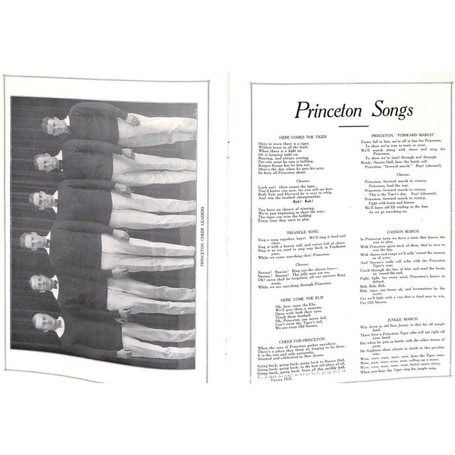 Official Souvenir Program of the Princeton-Yale Football Game Yale Bowl 1921 For Sale - Image 10 of 12