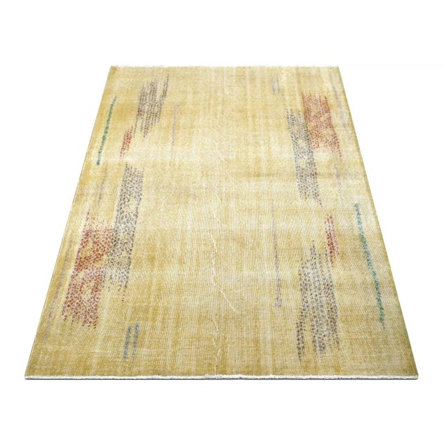 1960s 1960s Turkish Mid-Century-Modern Rug For Sale - Image 5 of 5