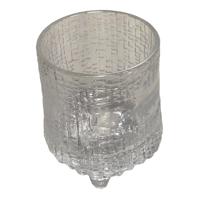 Vintage Iittala Finnair Ultima Thule Shot Glass Designed by Tapio Wirkkala For Sale