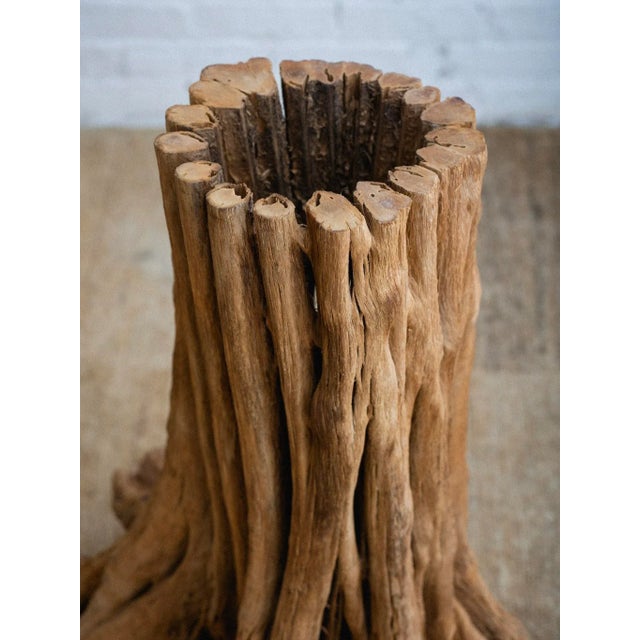 Saguaro Cactus Dining Table With Glass Top | Chairish