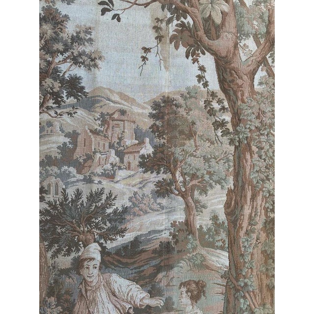 French Aubusson Jacquard Tapestry, 1890s For Sale - Image 14 of 18