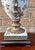 Late 20th Century Late 20th Century Hand-Painted Regency Style Porcelain Urn With Brass Mounted as Lamp For Sale - Image 5 of 11