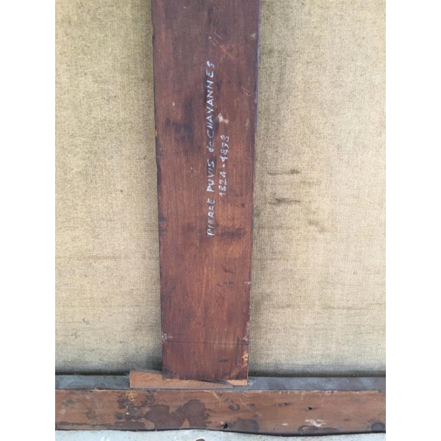 19th Century French Oil Painting For Sale - Image 10 of 12