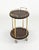 Mid-Century Modern Mid-Century Modern Serving Bar Cart in Goatskin and Brass by Aldo Tura, 1960s For Sale - Image 3 of 17