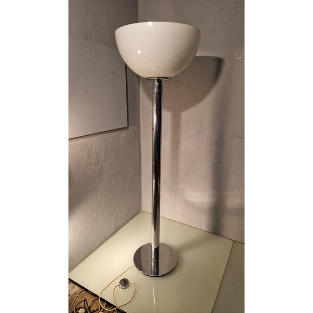 Glass and Metal Am/as Floor Lamp by Franco Albini and Franca Helg for Sirrah, 1970s, in Very Good conditions. Designed...