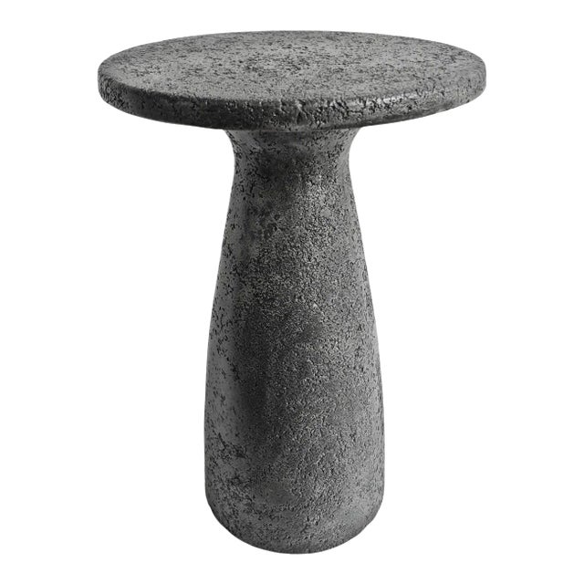 Outdoor Indoor Grey Cement Side Table Chairish
