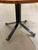 Carlo Ratti Geometric Walnut Round Table With Iron Base, Italy, 1950s For Sale In Los Angeles - Image 6 of 11