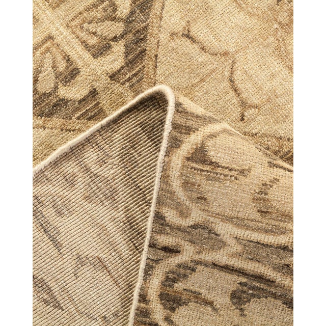 Eclectic Collection Hand-Knotted Area Rug - Beige Collection 8' 2" X 9' 6" For Sale In New York - Image 6 of 10