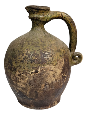 Traditional Berber Terracotta Pottery Vase