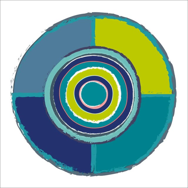 "Quartet in Chartreuse" Contemporary Fine Art Print by Melinda Cox 30" X 30" For Sale - Image 4 of 4