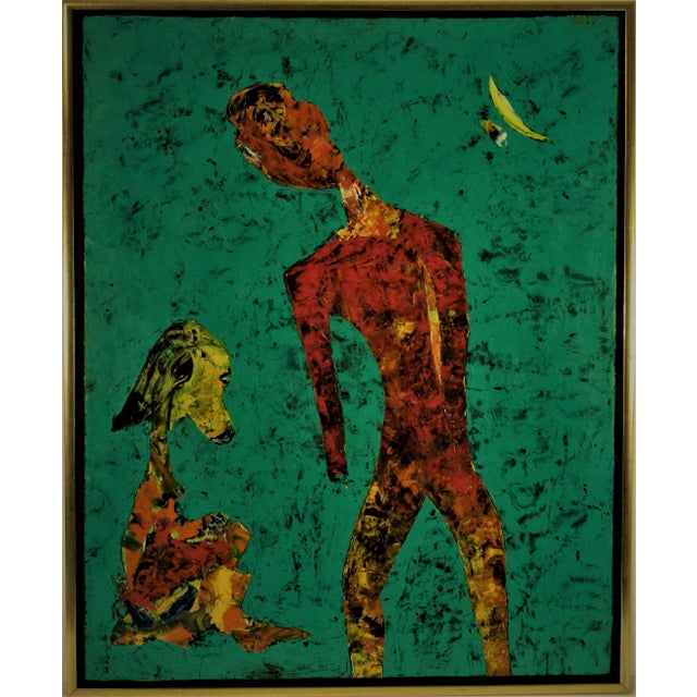 Textile Lajos Flesser, Housetrained, Circa 1985 For Sale - Image 7 of 7