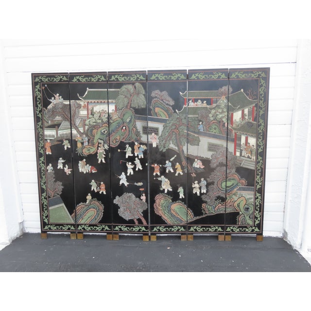 This marvelous Privacy Screen/Room Divider is made out of wood. This classic Screen is made in the incredibly elegant...