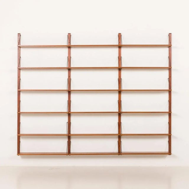 Mid-Century Danish Teak Shelving Unit, 1970s, Set of 18 For Sale - Image 4 of 14