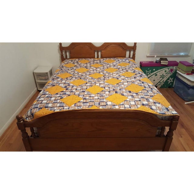 Handmade Vintage QueenSized Quilt Chairish