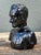 Vintage Glazed Ceramic Bust of Man For Sale - Image 12 of 12