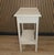 Long-Legged Dresser Sewing Table with White Shelf For Sale - Image 3 of 11