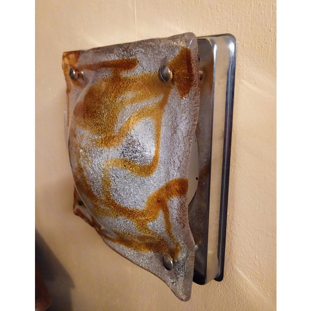 1970s Vintage Wall Light from Mazzega, 1970s For Sale - Image 5 of 10