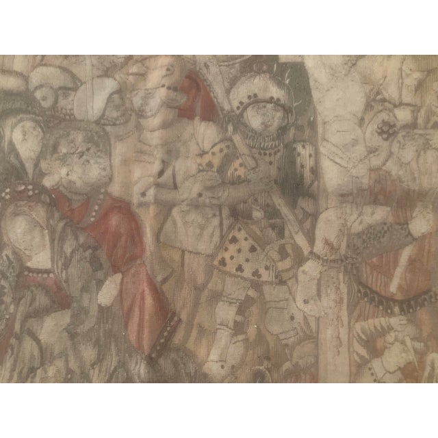 French 17th Century Tapestry in the Religious Style For Sale - Image 11 of 12
