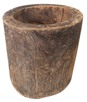 Late Meiji Japanese Mochi-Pounding Pestle, 1890s