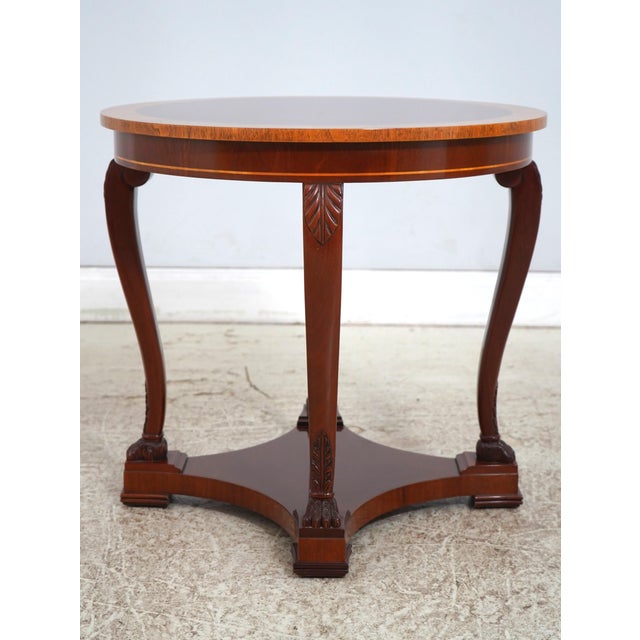 Age: Approx. 30 Years Old Details: Kent Finish Regency Style Paw Feet High Quality Construction Nice Inlay Work Throughout...
