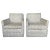 Textile Lee Industries Modern Swivel Lounge Chairs For Sale - Image 7 of 14