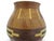 Pacific Nw Hand Turned Segmented Southwest Geometric Inlaid Wood Vase For Sale - Image 4 of 11