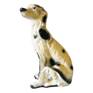 Vintage Italian Dog Statue, 1970s For Sale