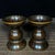Pair of Vintage Brass Candlesticks - Asian Altar Candle Holders For Sale - Image 9 of 9