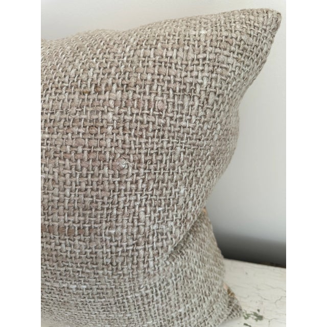 Pink Bird Botanical Throw Pillow For Sale In Indianapolis - Image 6 of 8