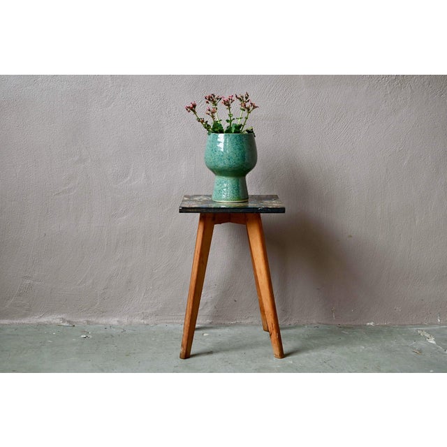 Scandinavian Plant Stand with Splayed Legs, 1970s For Sale - Image 10 of 10