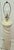 Vintage Plaster Swirl Floor Lamp Ala Michael Taylor For Sale - Image 9 of 9