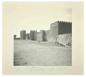 Bettino Craxi, Gate, Tunis, Photolithograph, 1996