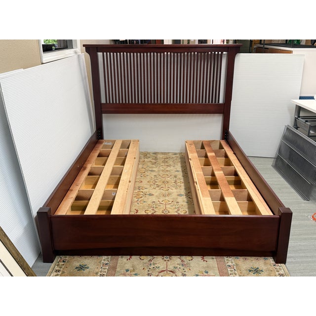 Design Plus Gallery presents a Queen Size Storage Bed Frame from Stuart David. The frame is constructed with a sturdy rail...