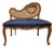 Vintage French Louis Xv Style Upholstered Setter For Sale