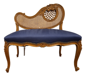 Vintage French Louis Xv Style Upholstered Setter