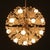 Large Silvered Snowball Pendant Lamp in Brass and Glass by Emil Stejnar for Rupert Nikoll, 1950s For Sale - Image 6 of 18