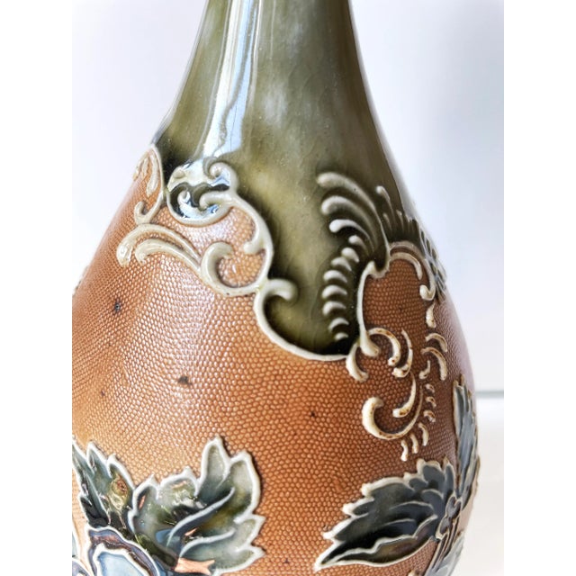 Ceramic Royal Doulton Art Union of London Floral Vase For Sale - Image 7 of 9
