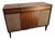 Vintage Mid Century Modern Ge Stereo Console Record Player / Radio Cabinet For Sale