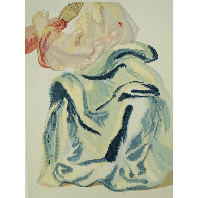 Salvador Dalí (1904-1989) Paradise 30: Prayer to the Empyrean Color woodcut Unsigned On BFK Rives wove paper, 26 x 33 cm...