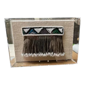 Vintage Ndebele S, Africa People Lighabi Framed