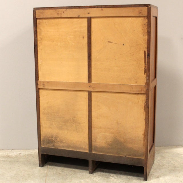 Vintage Filing Cabinet in Oak, 1930s For Sale - Image 6 of 11