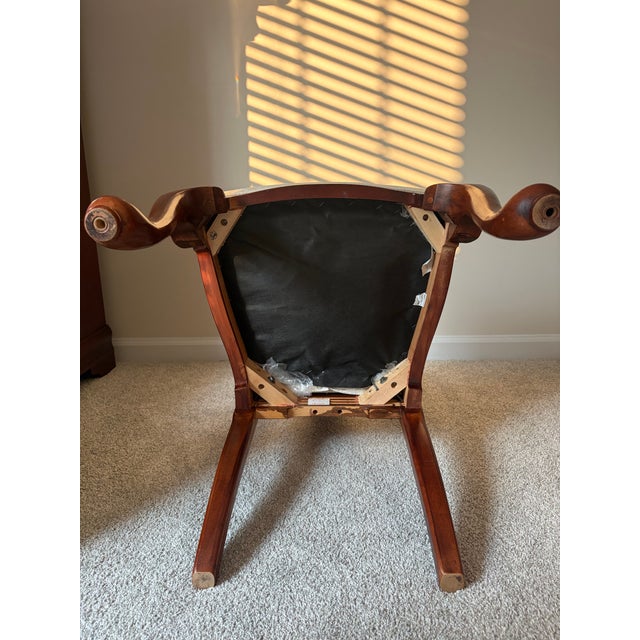 1980s 1980s Universal Furniture Queen Anne Style Dining Chair For Sale - Image 5 of 10