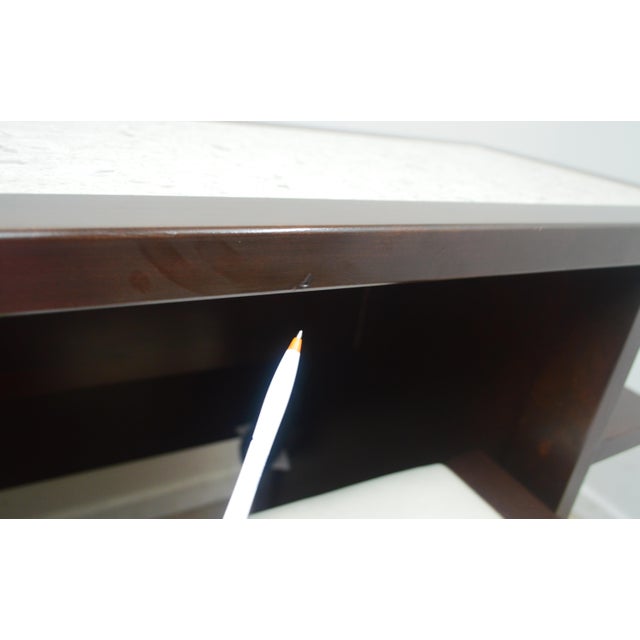 Wood Stickley Modern Bar Cabinet With Stools For Sale - Image 7 of 11